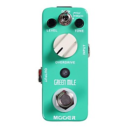 Mooer Green Mile Overdrive Guitar Effects Pedal