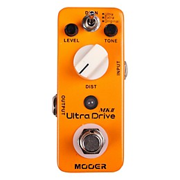 Mooer Ultra Drive MKII Micro Distortion Guitar Effects Pedal