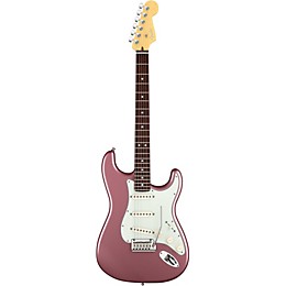 Fender American Deluxe Stratocaster Electric Guitar Burgundy Mist Metallic Rosewood Fretboard