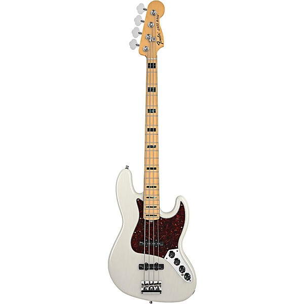 Fender American Deluxe Jazz Bass White Blonde Maple Fretboard