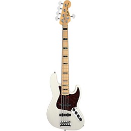 Fender American Deluxe Jazz Bass V White Blonde Maple Fretboard