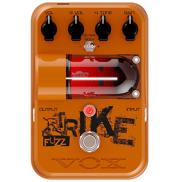Open Box VOX Tone Garage Trike Fuzz Guitar Effects Pedal Level 1