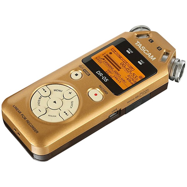 TASCAM Special Edition Vintage Gold DR-05 Linear PCM Recorder Vintage Gold