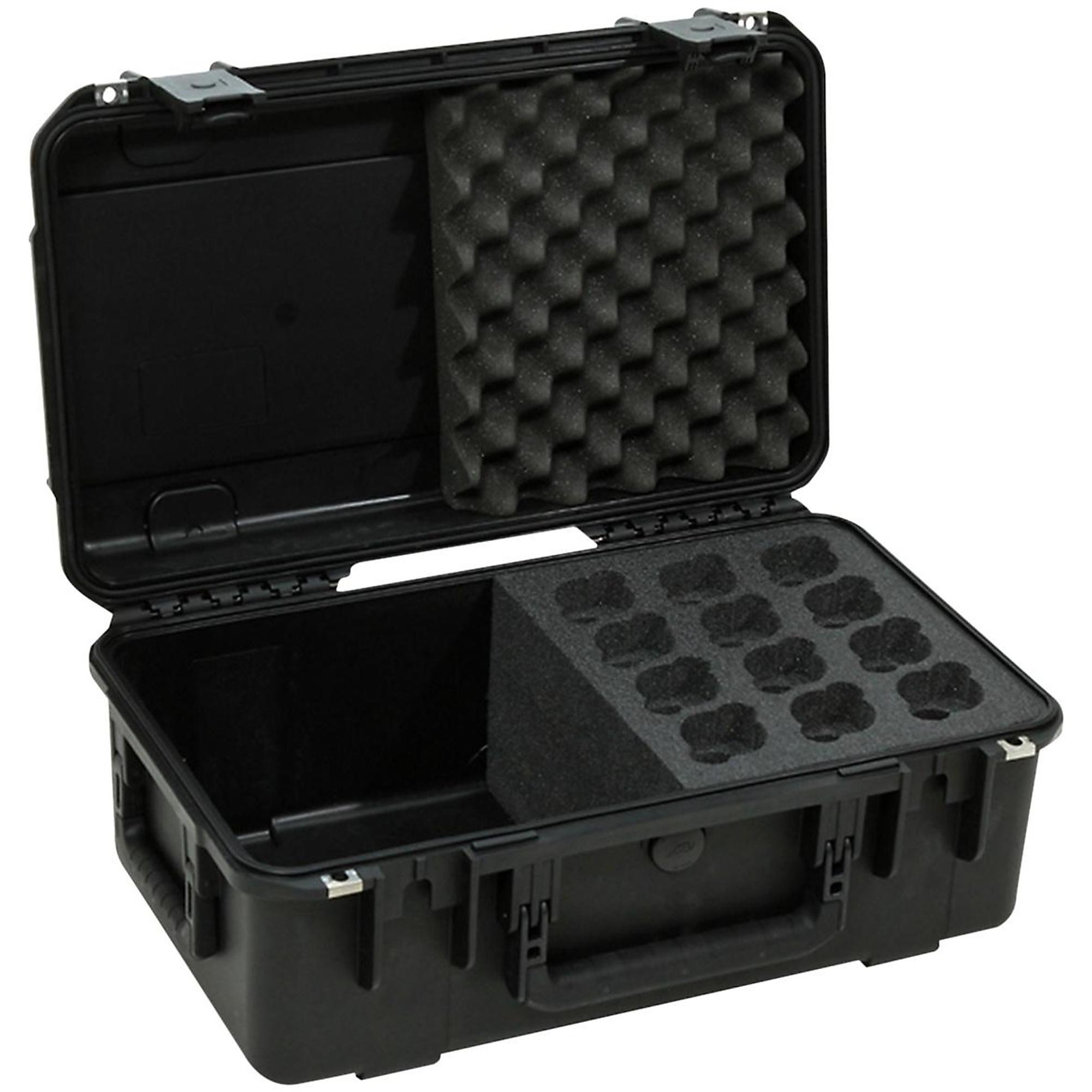 SKB iSeries Injection Molded Case for 12 Microphones | Guitar Center