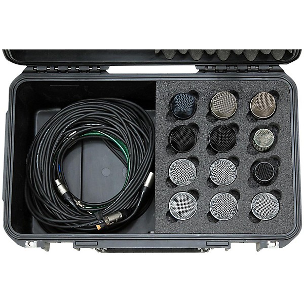 SKB iSeries Injection Molded Case for 12 Microphones
