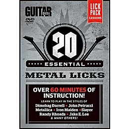 Alfred Guitar World 20 Essential Metal Licks DVD