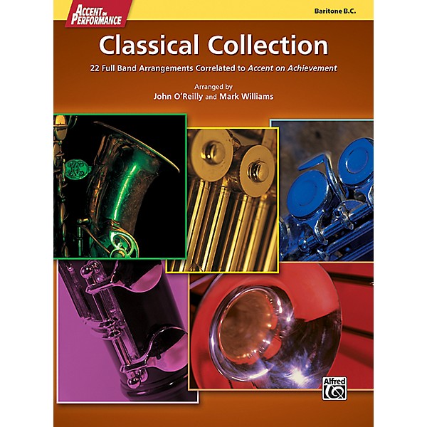 Alfred Accent on Performance Classical Collection Baritone Bass Clef Book