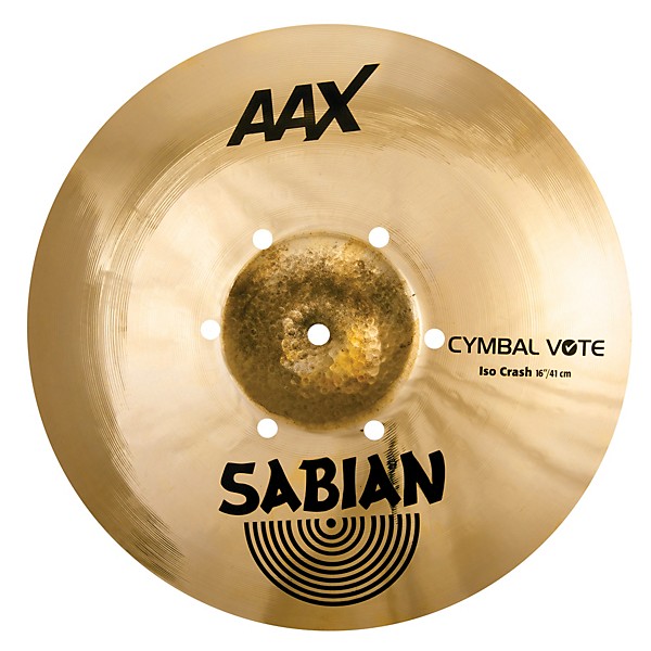 Clearance SABIAN AAX ISO Crash Cymbal 16 in.