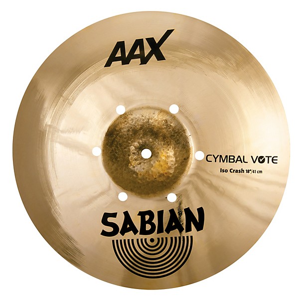Open Box SABIAN AAX ISO Crash Cymbal Level 2 18 in. 888365963518