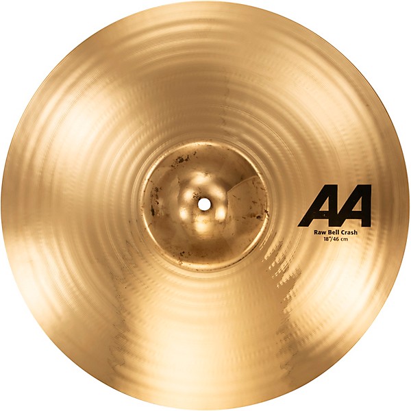 SABIAN AA Raw Bell Crash Cymbal 18 in. Brilliant