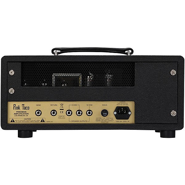 Friedman Pink Taco 20-Watt Hand-Wired Head Black