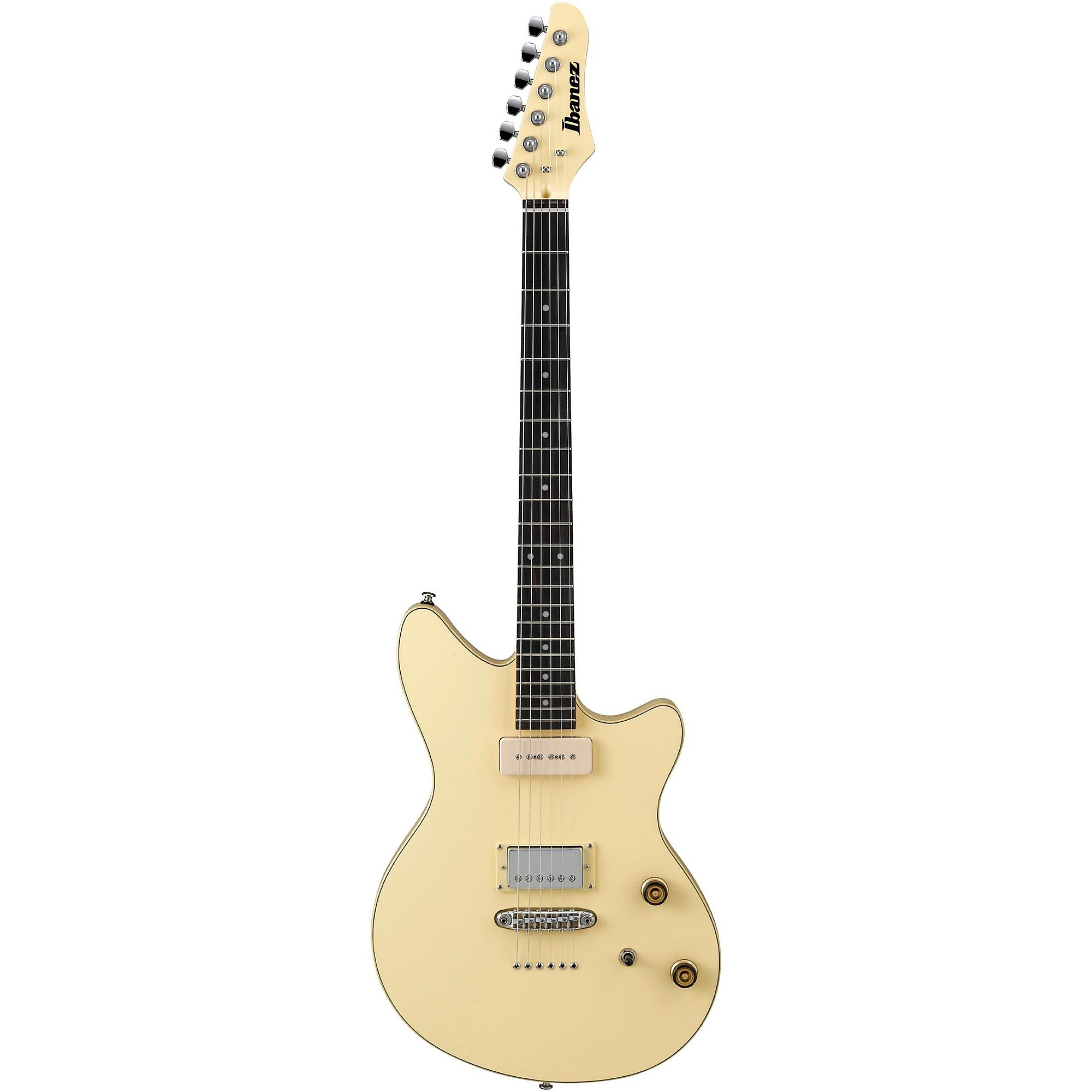 Open Box Ibanez CMM1 Chris Miller Signature Electric Guitar Ivory
