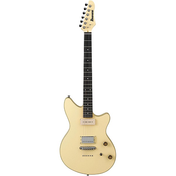 Open Box Ibanez CMM1 Chris Miller Signature Electric Guitar Ivory