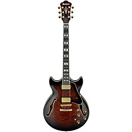 Open Box Ibanez Artstar Series AM153 Semi-Hollow Electric Guitar Level 2 Dark Brown 190839120663