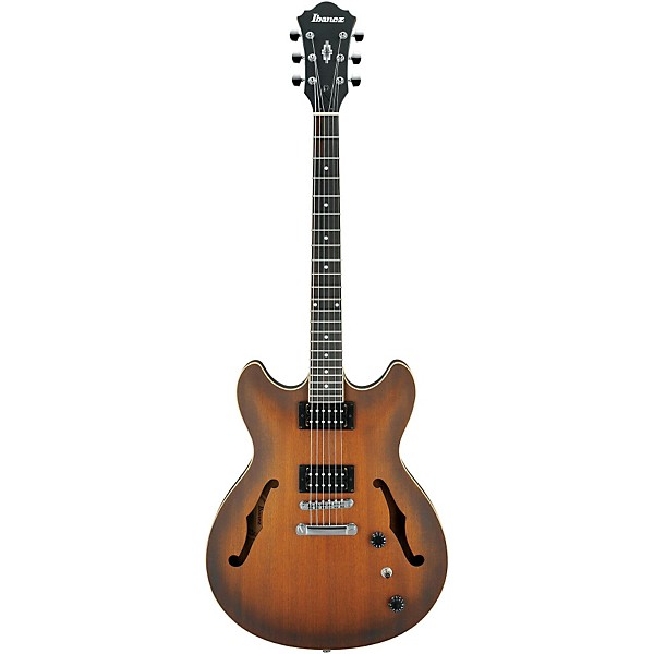 Ibanez Artcore Series AS53 Semi-Hollow Electric Guitar Flat Tobacco
