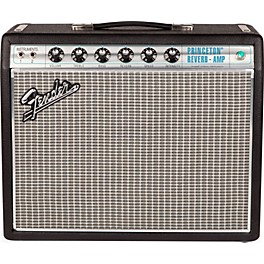 Fender '68 Custom Princeton Reverb 12W 1x10 Tube Guitar Combo Amp With Celestion Ten 30 Speaker Black