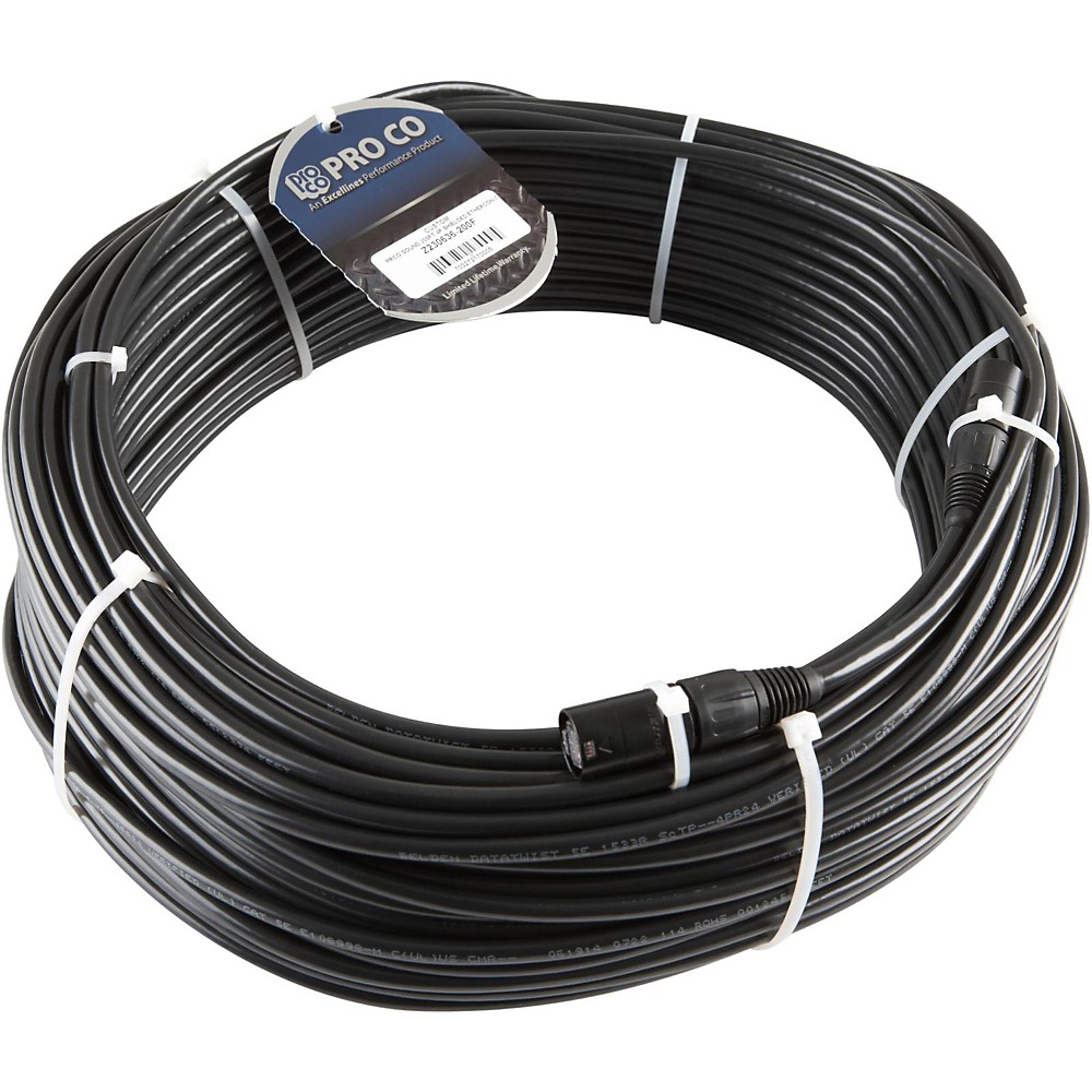 ProCo Ethercon/Ethercon CAT5E 4P Shielded 10 ft.