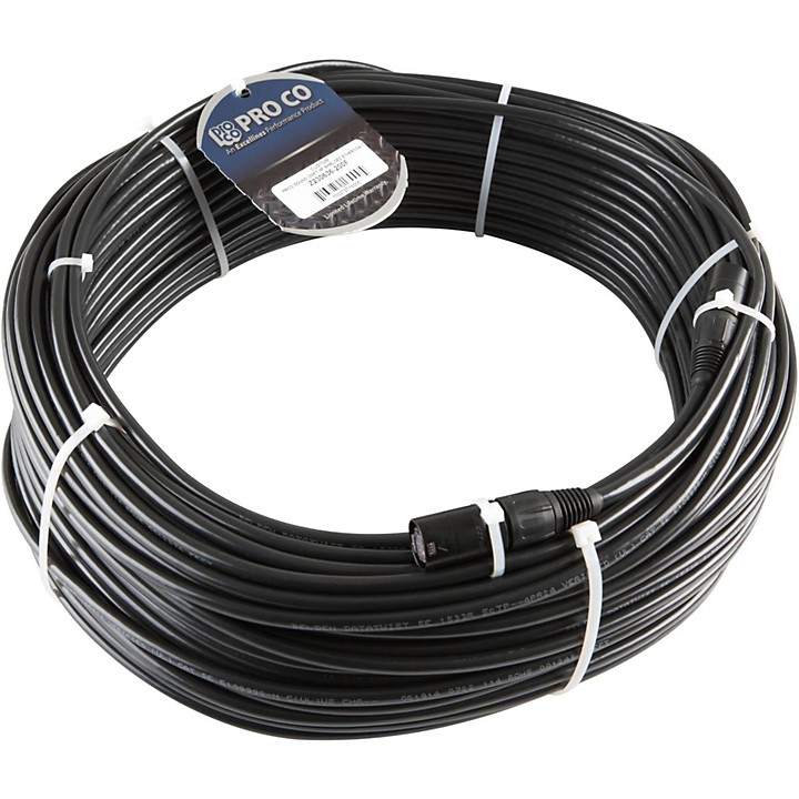 ProCo Ethercon/Ethercon CAT5E 4P Shielded 10 ft.