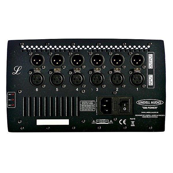 Lindell Audio 500 Series 6 Space Powered Rack