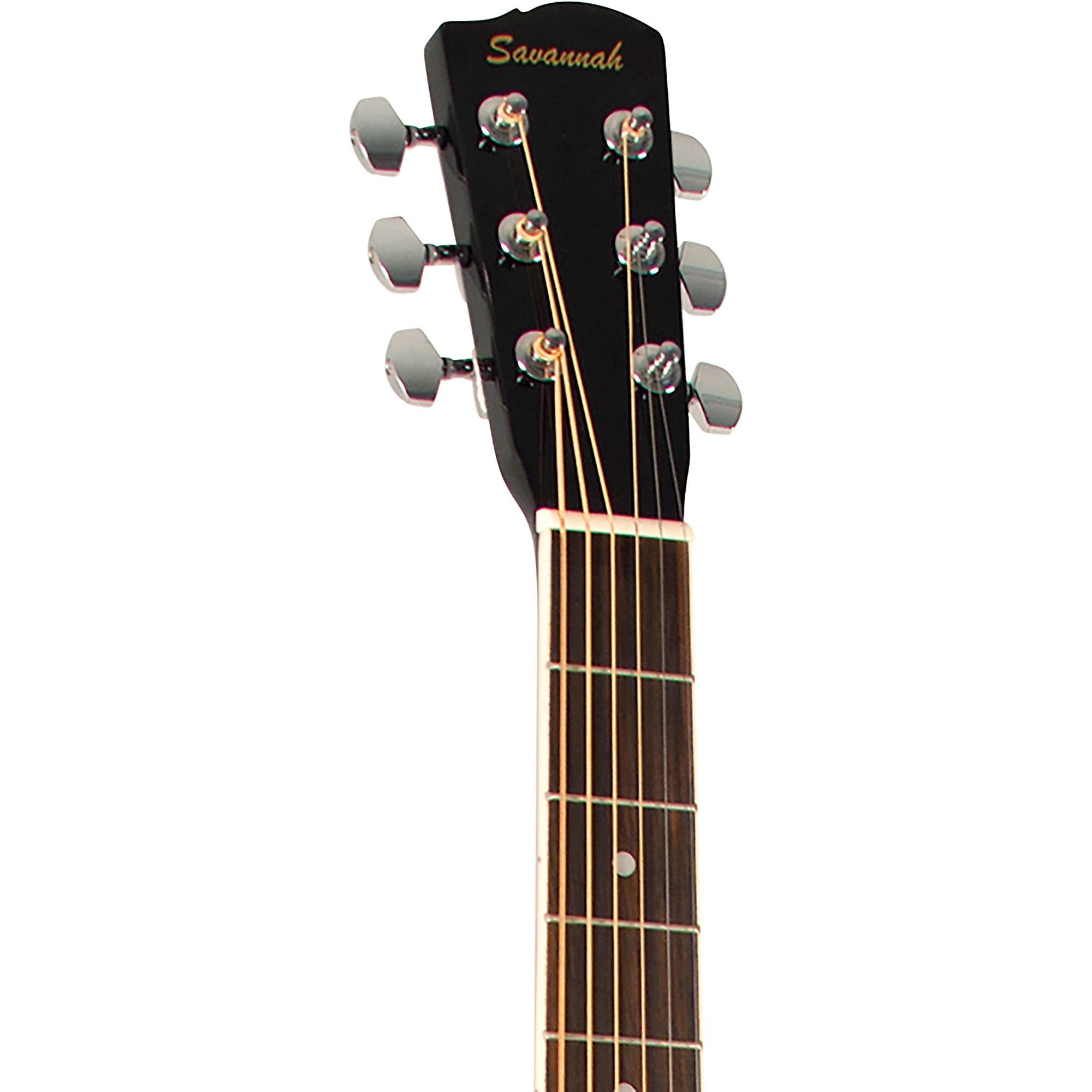 Savannah SGO-12 OOO Acoustic Guitar Black | Guitar Center