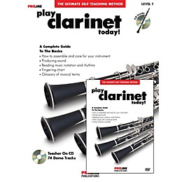 Proline Play Clarinet Today Beginner's Pack Book/CD/DVD