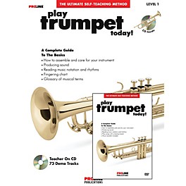 Proline Play Trumpet Today Beginner's Pack Book/CD/DVD