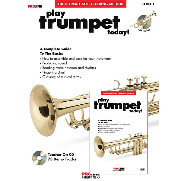 Proline Play Trumpet Today Beginner's Pack Book/CD/DVD