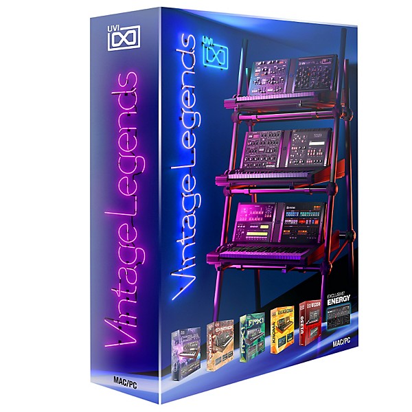 UVI Vintage Legends 6 Iconic Synths Software Download