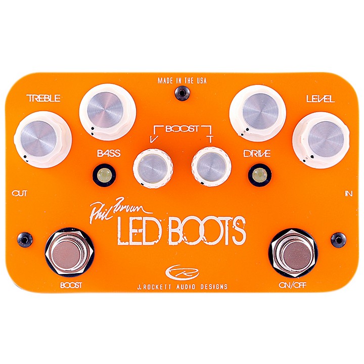 ギター Rockett Pedal Led Boots Phil Brown J.Rockett Audio Designs Phil Brown Led Boots Signature OD/Boost