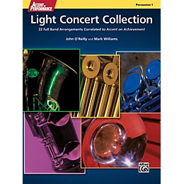 Alfred Accent on Performance Light Concert Collection Percussion 1 Book