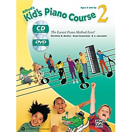 Alfred Alfred's Kid's Piano Course 2 Book, CD & DVD