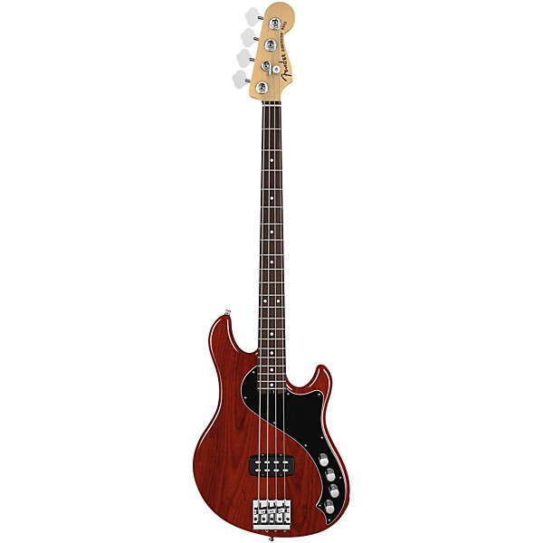 Fender American Deluxe Dimension Bass IV Cayenne Rosewood Fingerboard
