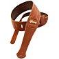 Gibson Classic Leather Guitar Strap with Suede Back Brown