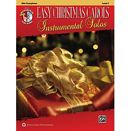 Alfred Easy Christmas Carols Instrumental Solos Alto Sax Book & CD