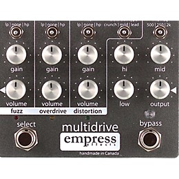 Open Box Empress Effects Multidrive Overdrive Guitar Effects Pedal Level 1