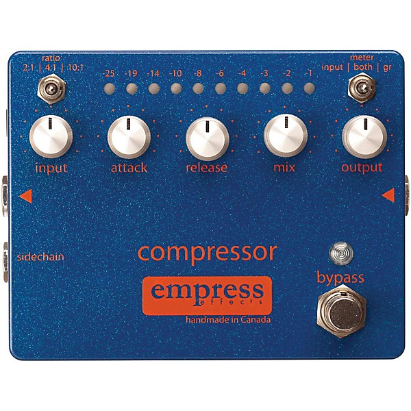 Open Box Empress Effects Compressor Analog Compression Guitar Effects Pedal Level 1