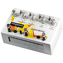 Empress Effects Superdelay Guitar Effects Pedal White