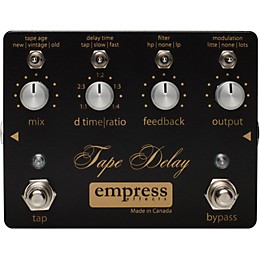 Open Box Empress Effects Tape Delay Guitar Effects Pedal Level 1