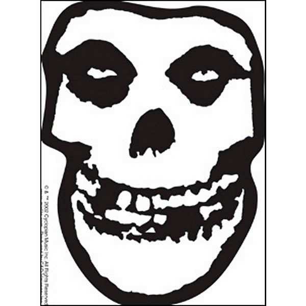 C&D Visionary Misfits Skull Sticker