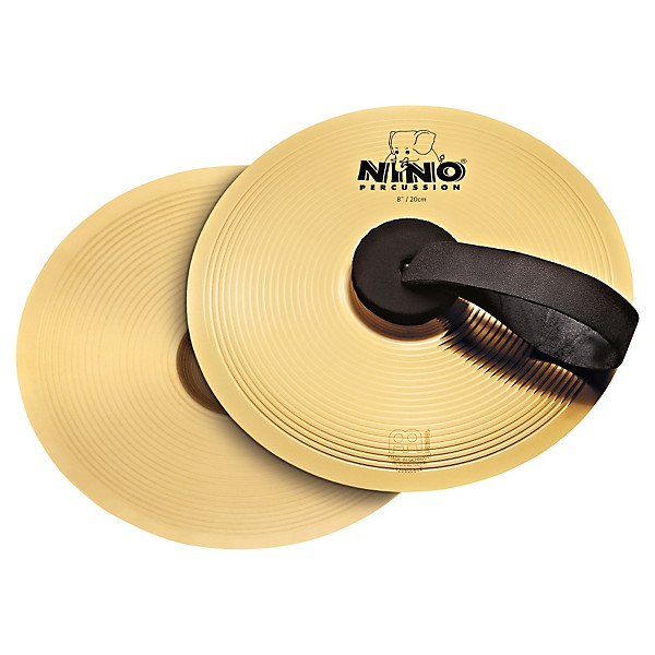 Nino Cymbal Pair Brass 8 in.