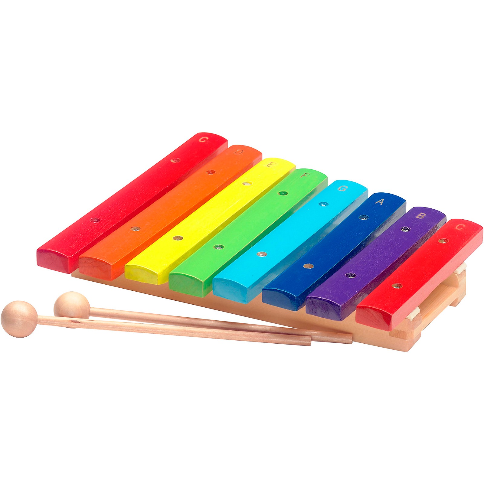 Rainbow LQKYWNA No Burrs Xylophone for kids Music Instrument Toy with Child Safe Mallets Rainbow Colorful Wooden Toy for Kids Preschool Educational 