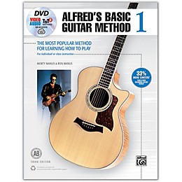 Alfred Basic Guitar Method 1, 3rd Edition Book, DVD, Online Audio, Video and Software