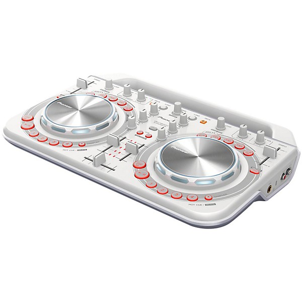 Pioneer DJ DDJ-WeGO2-W Compact iOS DJ Contoller (White)