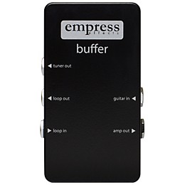 Open Box Empress Effects Buffer Analog I/O Interface Guitar Pedal Level 1