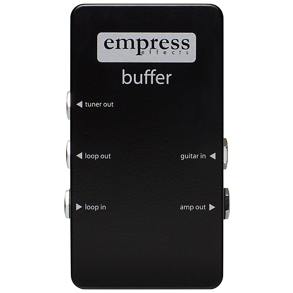 Open Box Empress Effects Buffer Analog I/O Interface Guitar Pedal Level 1