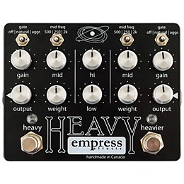 Open Box Empress Effects Heavy Dual-Channel Distortion Guitar Effects Pedal Level 2 Regular 888366006467