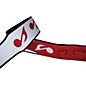 Jodi Head Music Note Leather 3" Wide White / Red Guitar Strap thumbnail