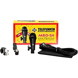 Open Box TELEFUNKEN M80-SH Dynamic microphone Level 1 Black