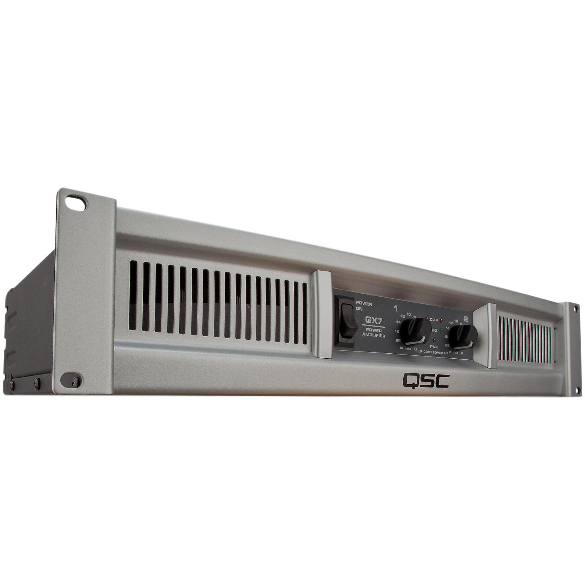 QSC GX7 パワーアンプ QSC GX7 Stereo Power Amplifier | Guitar Center