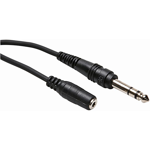 Hosa MHE310 Balanced 1/4" TRS Male to Stereo 3.5mm Female Headphone Extension Cable 25 ft.